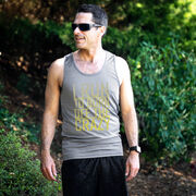 Men's Running Performance Tank Top - I Run To Burn Off The Crazy