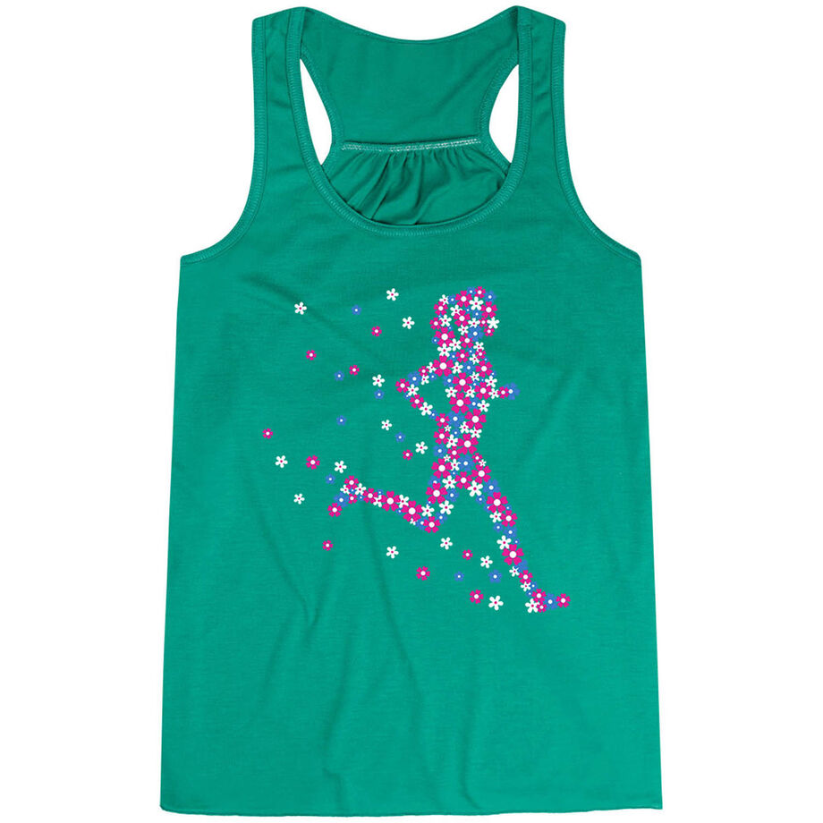 Flowy Racerback Tank Top - Summer Runner Girl