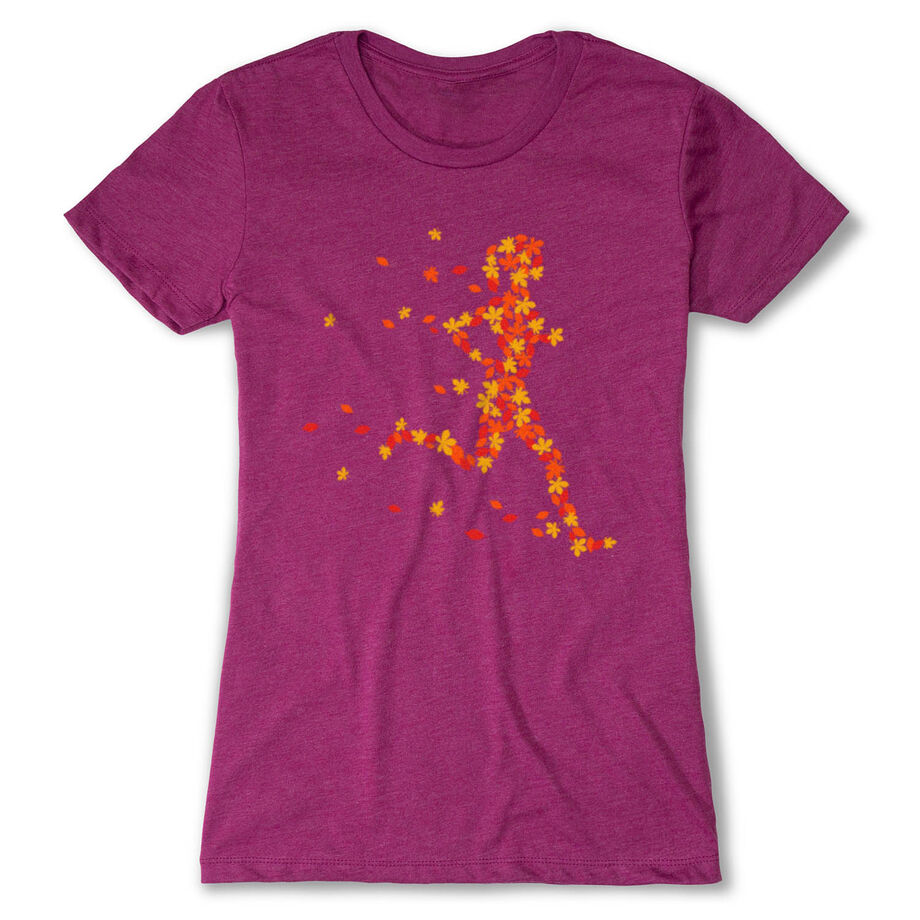 Women's Everyday Runners Tee - Autumn Runner Girl