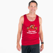 Men's Running Performance Tank Top - Run Now Gobble Later Turkey Trot