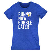 Women's Everyday Runners Tee - Run Now Gobble Later (Bold)