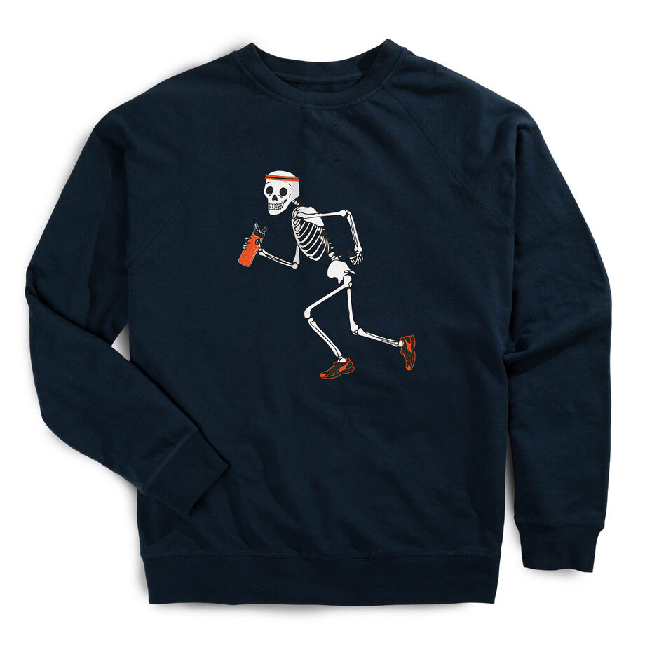 Running Raglan Crew Neck Pullover - Never Stop Running