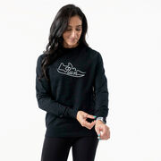 Running Raglan Crew Neck Pullover - Run Shoe