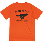 Men's Running Short Sleeve Tech Tee - Run Club Lone Wolf