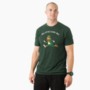 Running Short Sleeve T-Shirt - Mile After Luckin Mile
