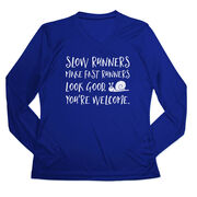 Women's Long Sleeve Tech Tee - Slow Runners