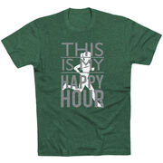 Running Short Sleeve T-Shirt - This Is My Happy Hour