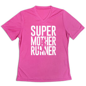 Women's Short Sleeve Tech Tee - Super Mother Runner