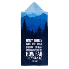 Running Beach Towel Seat Cover - Only Those Who Risk Going Too Far