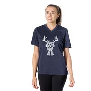 Women's Short Sleeve Tech Tee - Run Deer