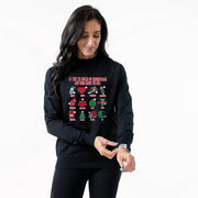 Running Raglan Crew Neck Sweatshirt - The 12 Miles of Christmas