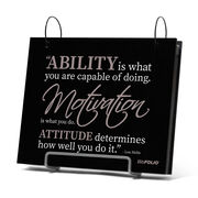 BibFOLIO® Race Bib Album - Ability. Motivation. Attitude