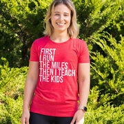 Women's Everyday Runners Tee - Then I Teach The Kids