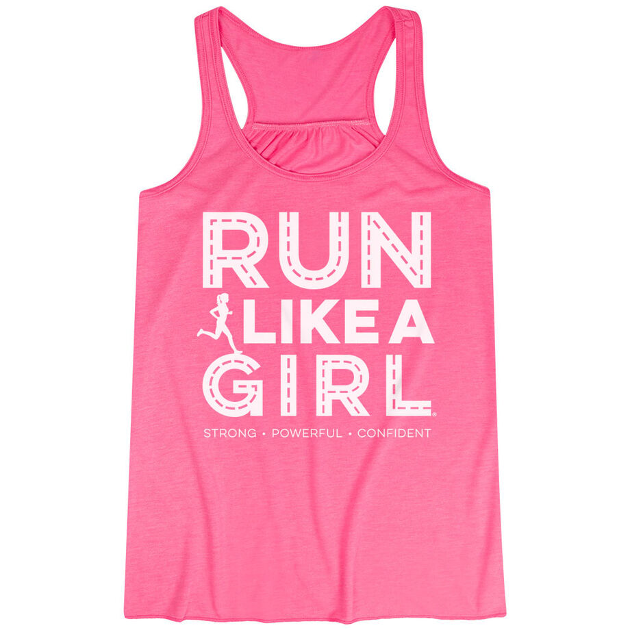 Flowy Racerback Tank Top - Run Like A Girl® Road