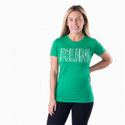 Womens Everyday Runners Tee Run With Inspiration