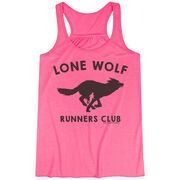 Flowy Racerback Tank Top - Lone Wolf Runners Club