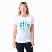 Women's Everyday Runners Tee - Eat Sleep Run Repeat