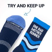 Socrates&reg; Mid-Calf Socks - One Bad Mother Runner