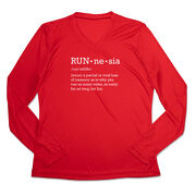 Women's Long Sleeve Tech Tee - RUNnesia