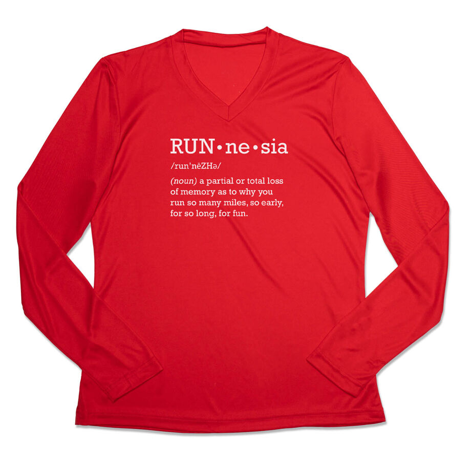 Women's Long Sleeve Tech Tee - RUNnesia