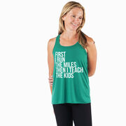 Flowy Racerback Tank Top - Then I Teach The Kids