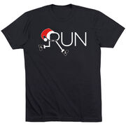 Running Short Sleeve T-Shirt - Let's Run For Christmas