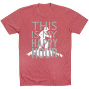 Hiking Short Sleeve T- Shirt - This Is My Happy Hour Hiker