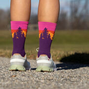 Socrates&reg; Mid-Calf Performance Socks - Happy Hour