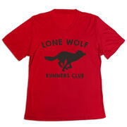 Women's Short Sleeve Tech Tee - Run Club Lone Wolf