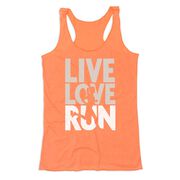 Women's Everyday Tank Top - Live Love Run Silhouette