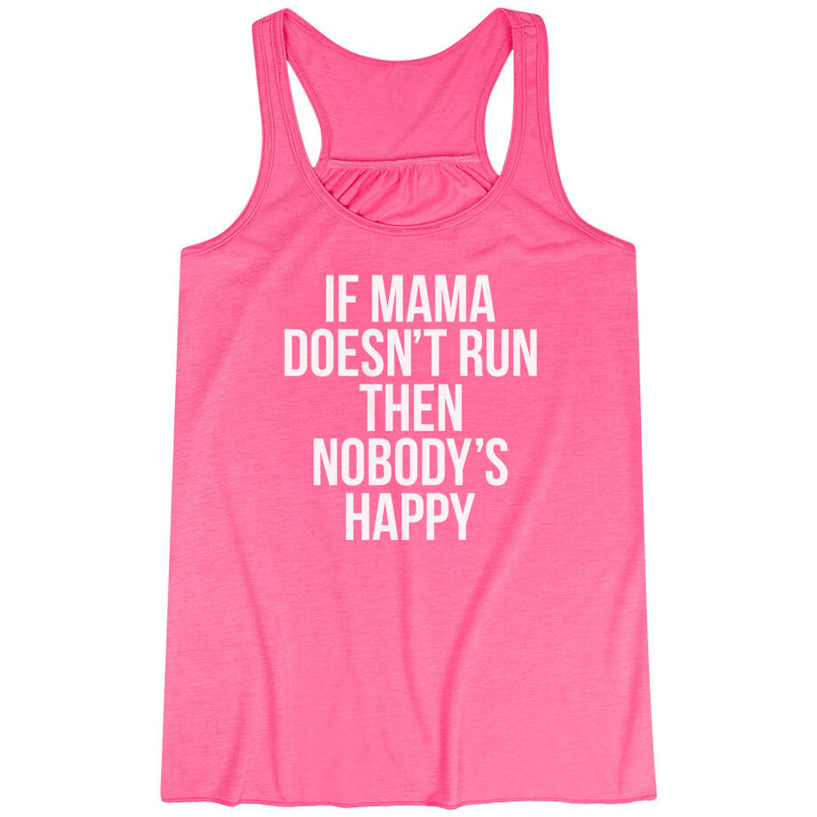 Flowy Racerback Tank Top - If Mama Doesn't Run