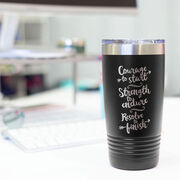 Running 20 oz. Double Insulated Tumbler - Courage To Start