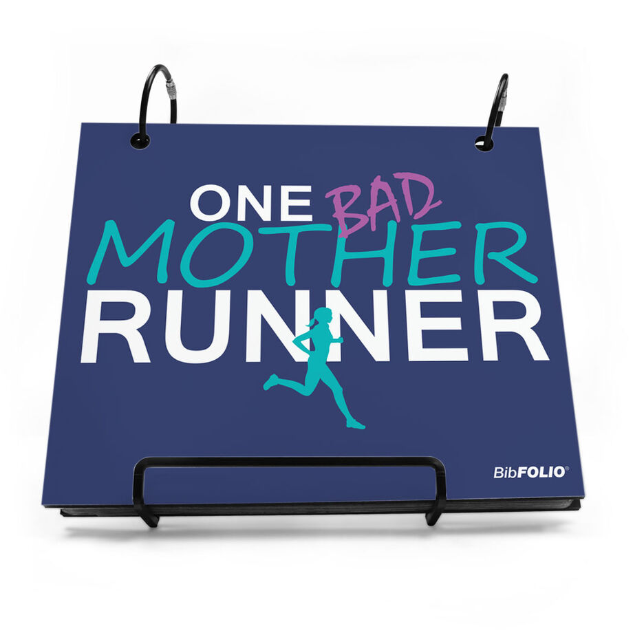 BibFOLIO&reg; Race Bib Album - One Bad Mother Runner - Personalization Image