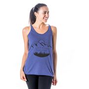 Women's Everyday Tank Top - Life's Short Run Long (Mountains)