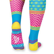 Crazy for Color Compression Knee Socks