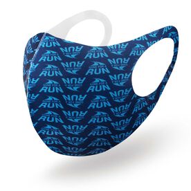 Face Cover- Gone for a Run Logo Pattern