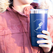 Track & Field 20 oz. Double Insulated Tumbler - Winged Foot Icon