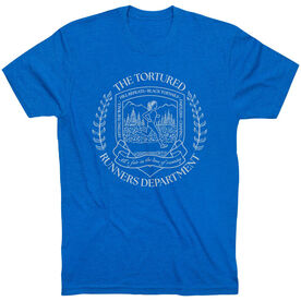 Running Short Sleeve T-Shirt - The Tortured Runners Department [Adult Medium/Royal] - SS