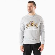 Running Raglan Crew Neck Pullover - Run Now Gobble Later Turkey Trot
