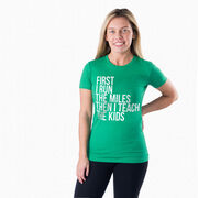 Women's Everyday Runners Tee - Then I Teach The Kids