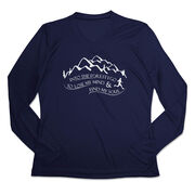 Women's Long Sleeve Tech Tee - Into the Forest I Go