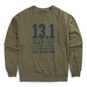 Running Raglan Crew Neck Pullover - 13.1 Math Miles