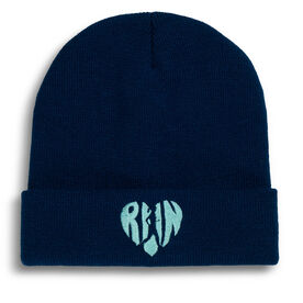 Running Embroidered Beanie - Love the Run