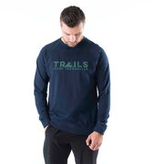 Running Raglan Crew Neck Pullover - Trails Over Treadmills