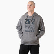 Statement Fleece Hoodie -  26.2 Math Miles