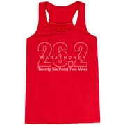 Flowy Racerback Tank Top - Marathoner 26.2 Miles