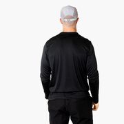 Men's Running Long Sleeve Performance Tee -  Run On Holiday Spirit