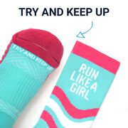 Socrates&reg; Mid-Calf Socks - Run Like a Girl