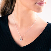 Sterling Silver Run 50 Necklace