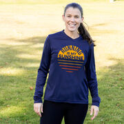 Women's Long Sleeve Tech Tee - Running is My Sunshine